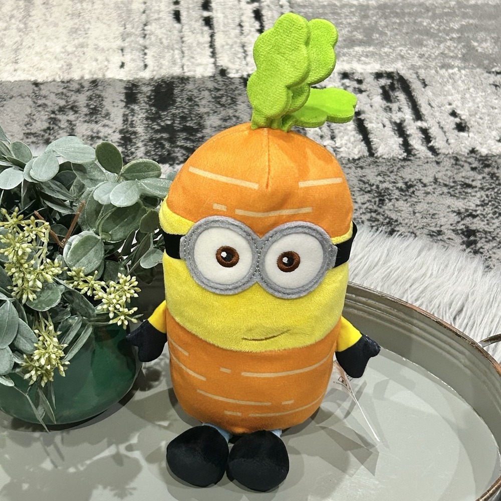 Minion Soft Toy Plush Collectable Rare Vegetable Costume Outfit Carrot Tim